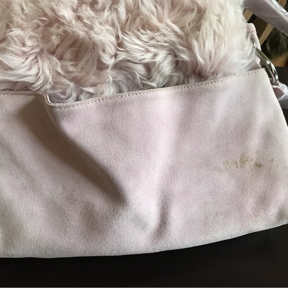 UGG Pink Fur Shoulder Bag - Picture 12 of 13